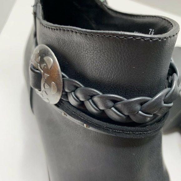 NEW DV By Dolce Vita NEW Western Black Ankle Boots - Picture 7 of 8